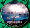 SPACE SHUTTLE COLUMBIA STS-109  #185 COLORIZED ART ROUND - 1