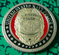US NAVY POLICE #1105 COLORIZED ART ROUND
