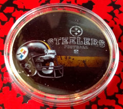 NFL PITTSBURGH STEELERS #441 COLORIZED ART ROUND