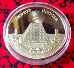 MASONIC FREEMASON CONCEPT ART ROUND