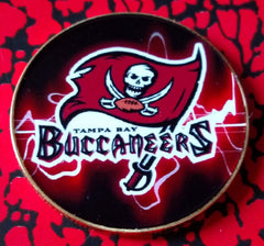 NFL TAMPA BAY BUCCANEERS #326 COLORIZED ART ROUND