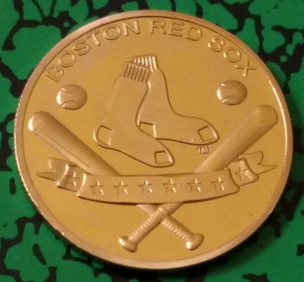 MLB BOSTON RED SOX BASEBALL #38 ART ROUND - 1