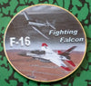 USAF AIR FORCE F-16 FIGHTING FALCON #198 COLORIZED ART ROUND - 1