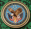 DEPARTMENT OF VETERANS AFFAIRS  #1058 COLORIZED ART ROUND - 1