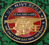 US NAVY SEAL TEAM SEA, LAND, AIR  #1000 COLORIZED ART ROUND - 1