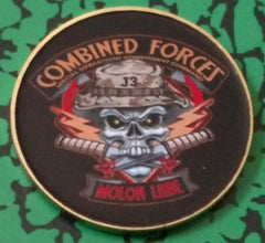 Combined Forces Special Operations Component Command Molon Labe #C263B Military Honor Challenge Coin Award