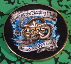Navy Ruling The Raging Main #C190B Military Honor Challenge Coin Award