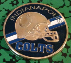 NFL INDIANAPOLIS COLTS #53 COLORIZED ART ROUND
