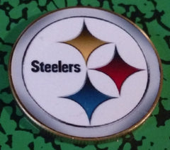 NFL PITTSBURGH STEELERS #BX562 COLORIZED ART ROUND