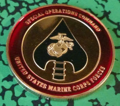 MARINE CORPS FORCES SPECIAL OPERATIONS COMMAND #1190 COLORIZED ART ROUND