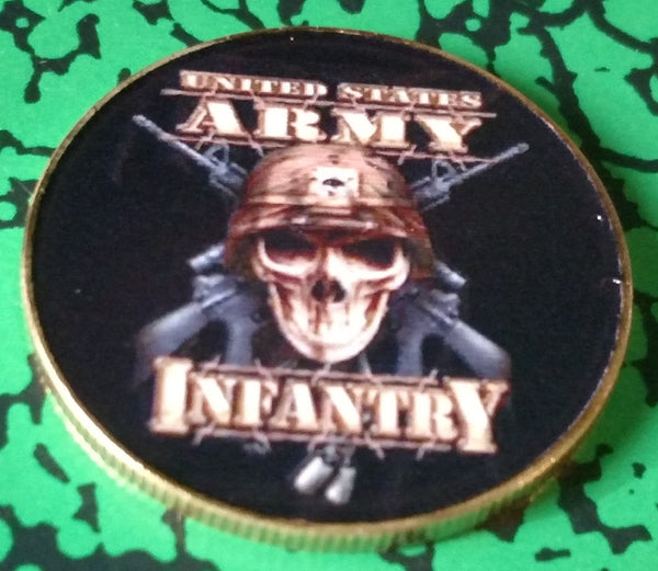 US ARMY INFANTRY #230 COLORIZED ART ROUND - 1