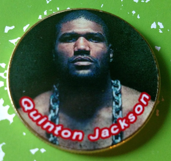UFC QUINTON JACKSON #BXB49 COLORIZED ART ROUND - 1