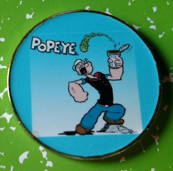 POPEYE CARTOON #BXB589 COLORIZED ART ROUND - 1