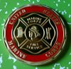 USMC FIRE SERVICE DEPARTMENT #1195 COLORIZED ART ROUND - 1
