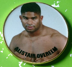 UFC ALISTAIR OVEREEM #BXB71 COLORIZED ART ROUND