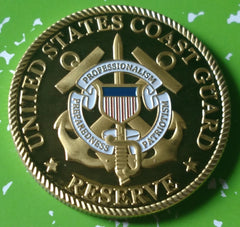 US COAST GUARD RESERVE CHALLENGE #1198 COLORIZED ART ROUND