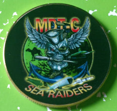 Navy MDT-C Sea Raiders #CFMB54B Military Honor Challenge Coin Award