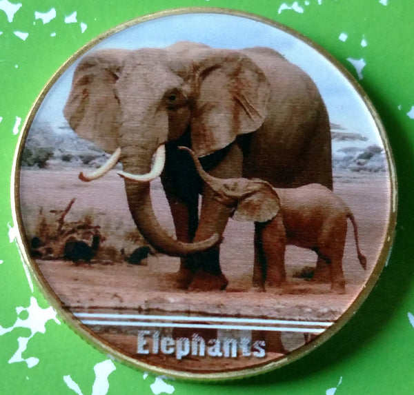 ELEPHANTS #405 COLORIZED ART ROUND - 1