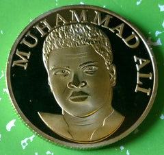 MUHAMMAD ALI SPORTSMAN OF THE CENTURY GLD ART ROUND