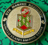 USMC 5th MARINE REGIMENT #1219 COLORIZED ART ROUND - 1