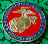 USMC MARINE CORPS SECURITY FORCE REGIMENT #1223 COLORIZED ART ROUND - 2