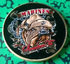 Marine Corps Devil Dog #C656B Military Honor Challenge Coin Award