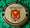 USMC 4th MARINE REGIMENT #1213 COLORIZED ART ROUND - 1