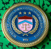 ATF BUREAU OF ALCOHOL TOBACCO FIREARMS EXPLOSIVES #1227 COLORIZED ART ROUND - 1