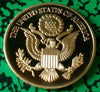 USA LIBERTY IN GOD WE TRUST DESIGN GLD ART COIN - NOT MINT ISSUED - 2