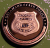 DELAWARE STATE POLICE DEPARTMENT #1263 COLORIZED ART ROUND