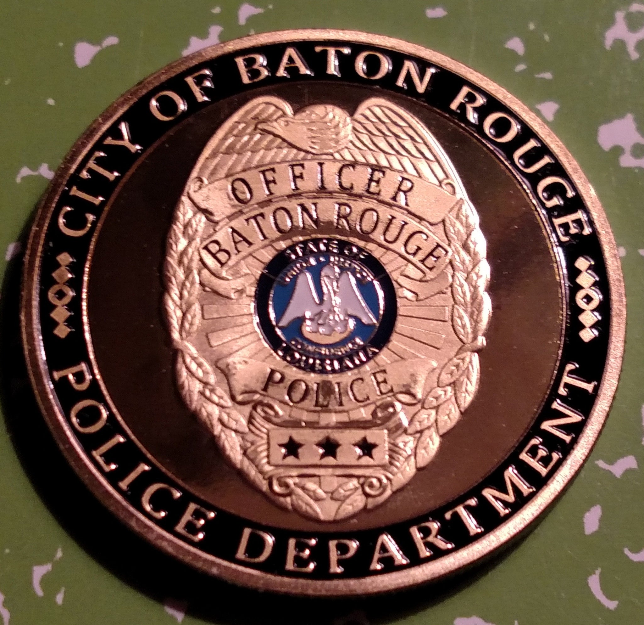 Baton Rouge Police Department Badge LOUISIANA