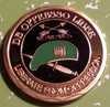 US ARMY SPECIAL FORCES DE OPPRESSO LIBER COLORIZED ART ROUND