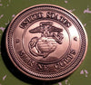 Armor of God Marine Corps High Relief Antiqued Religious #S3138K Military Honor Challenge Coin Award