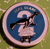 US NAVY SEAL TEAM TWO - SEA LAND AIR #1235 COLORIZED ART ROUND