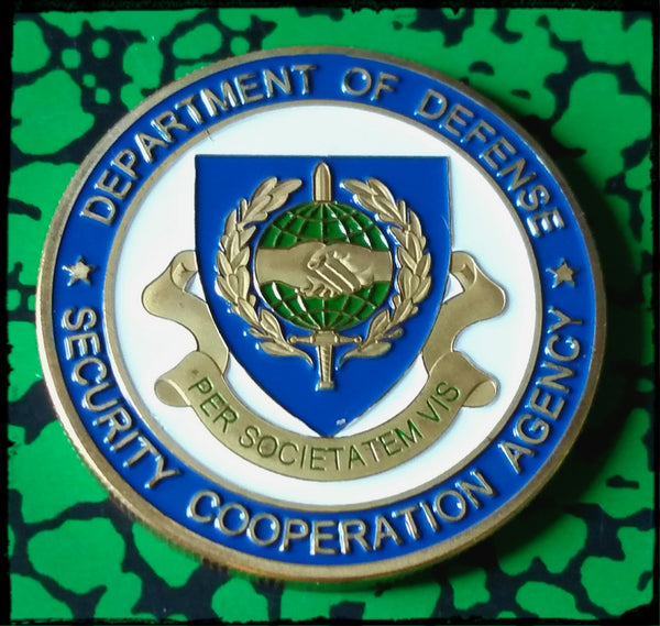 DOD DEPARTMENT OF DEFENSE #1309 COLORIZED ART ROUND