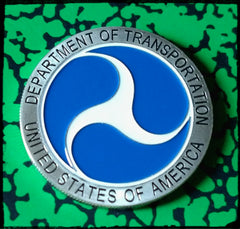 DOT DEPARTMENT OF TRANSPORTATION #1304 COLORIZED ART ROUND