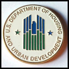 HUD DEPARTMENT OF HOUSING AND URBAN DEVELOPMENT #1311 COLORIZED ART ROUND