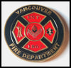 VANCOUVER FIRE DEPARTMENT #1330 COLORIZED ART ROUND