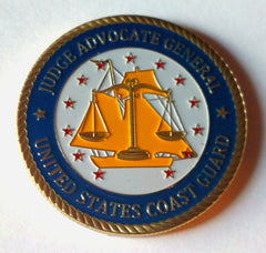 US COAST GUARD JAG #1233 COLORIZED ART ROUND