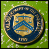 DEPARTMENT OF THE TREASURY #1226 COLORIZED ART ROUND