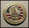 LOS ANGELES POLICE #2 COLORIZED ART ROUND