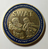 SWAT POLICE ST GEORGE PATRON SAINT OF ARMOR COLORIZED ART ROUND