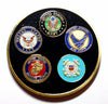 UNITED STATES CYBER COMMAND MILITARY FAMILY COLORIZED ART ROUND