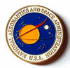NASA NATIONAL AERONAUTICS AND SPACE ADMINISTRATION #1424 COLORIZED ART ROUND