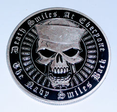 NAVY - DEATH SMILES AT EVERYONE, THE NAVY SMILES BACK #SK7186 COLORIZED ART ROUND