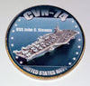 NAVY USS JOHN C STENNIS CVN-74 #64 COLORIZED ART ROUND