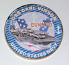 NAVY USS CARL VINSON CVN-70 #A11 COLORIZED ART ROUND