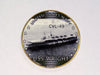NAVY USS WRIGHT CVL-49 #56 COLORIZED ART ROUND