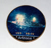 NAVY USS ARIZONA BB-39 #591 COLORIZED ART ROUND