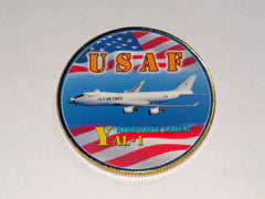 Air Force YAL-1 Airborne Laser Colorized #C162B Military Honor Challenge Coin Award